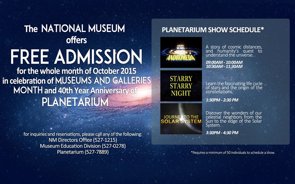 Free Admission at The National Museum