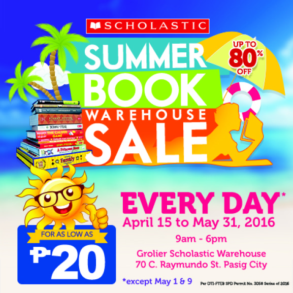 Scholastic Summer Book Warehouse Sale 2016 — The Filipino Homeschooler