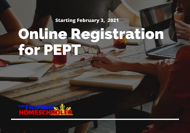 Online Registration for PEPT