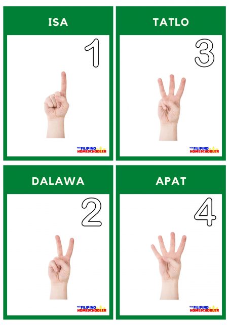 FREE Filipino Counting Flashcards — The Filipino Homeschooler