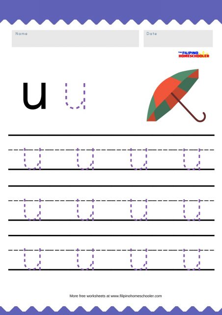 FREE Lowercase Vowel Tracing Worksheets — The Filipino Homeschooler